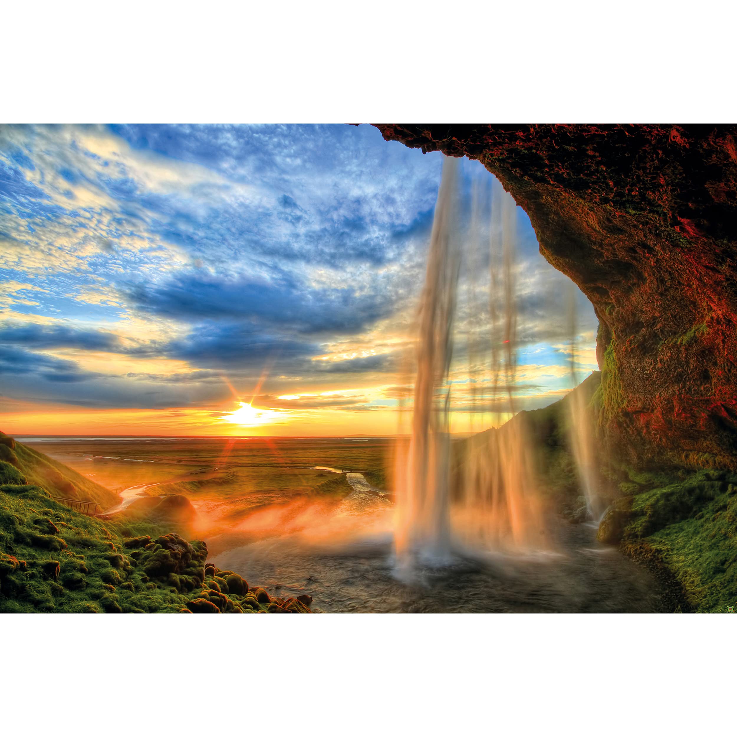 Amazon.com: GREAT ART Poster – Waterfall – Picture Decoration